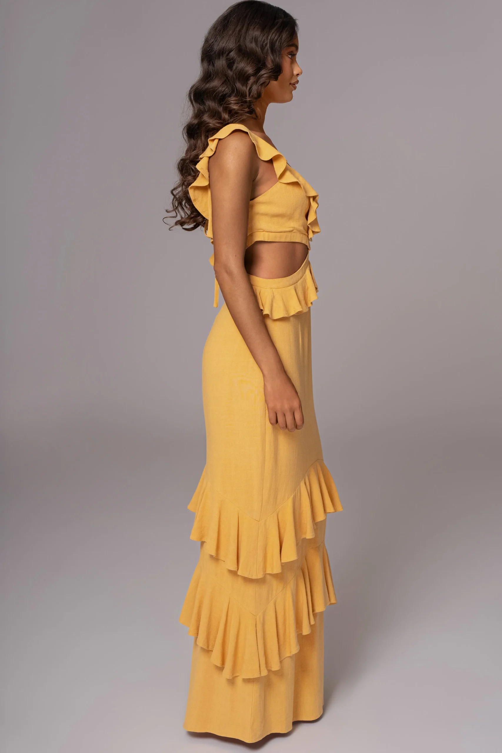 yellow_sunshine_ruffle_li_6.webp JLUXLABEL Yellow Sunshine Ruffle Linen Dress
