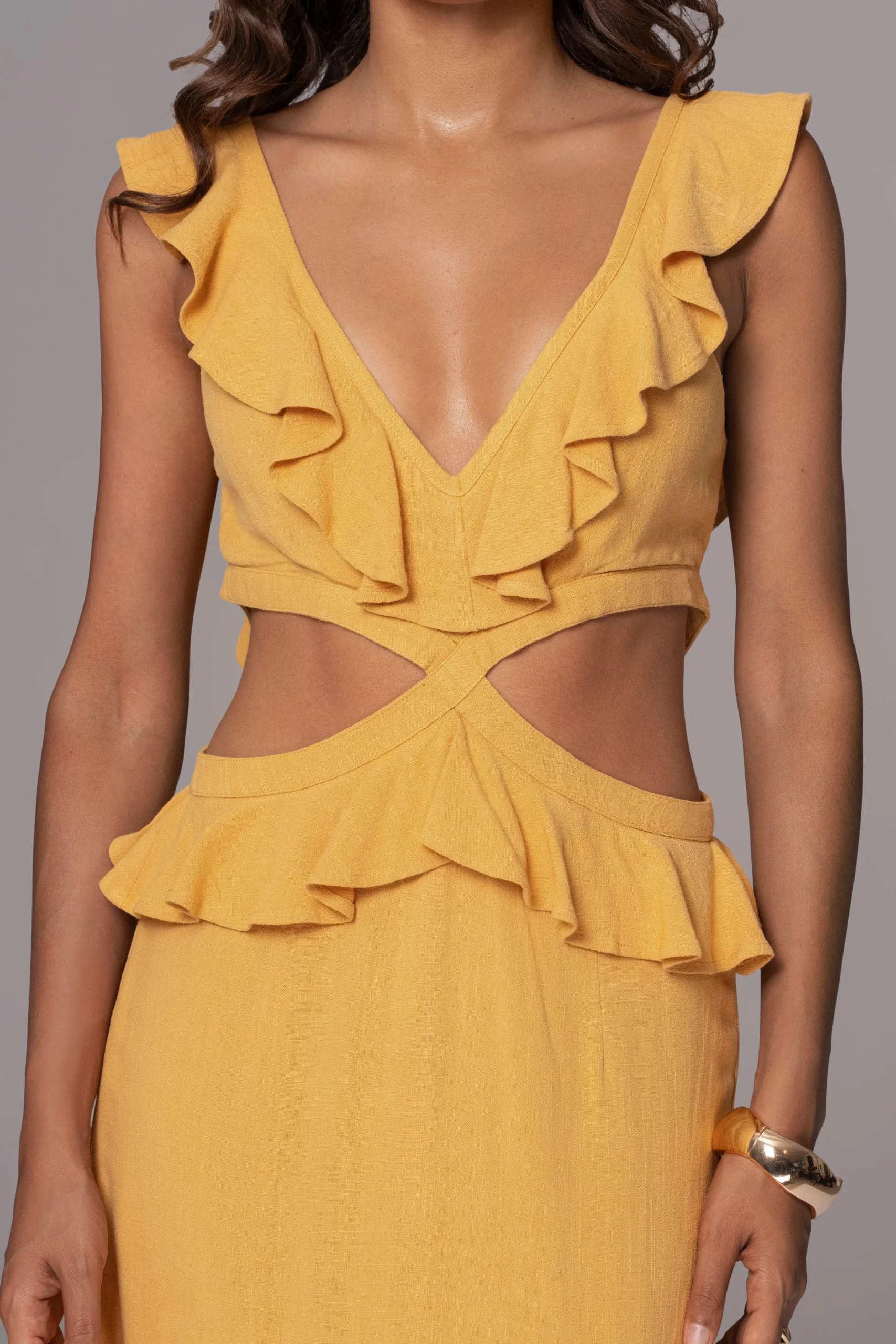 yellow_sunshine_ruffle_li_8.webp JLUXLABEL Yellow Sunshine Ruffle Linen Dress